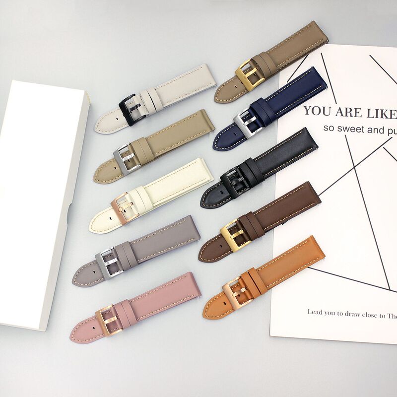 Suitable for Xiaomi Watch S3/S4 41mm Watch Strap Genuine Leather Watch S1/S2 Watch Strap Leather 18/22mm