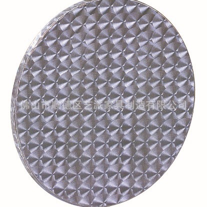 304不锈钢台面201不锈钢桌面简约现代小圆形餐桌商用酒店桌子家具