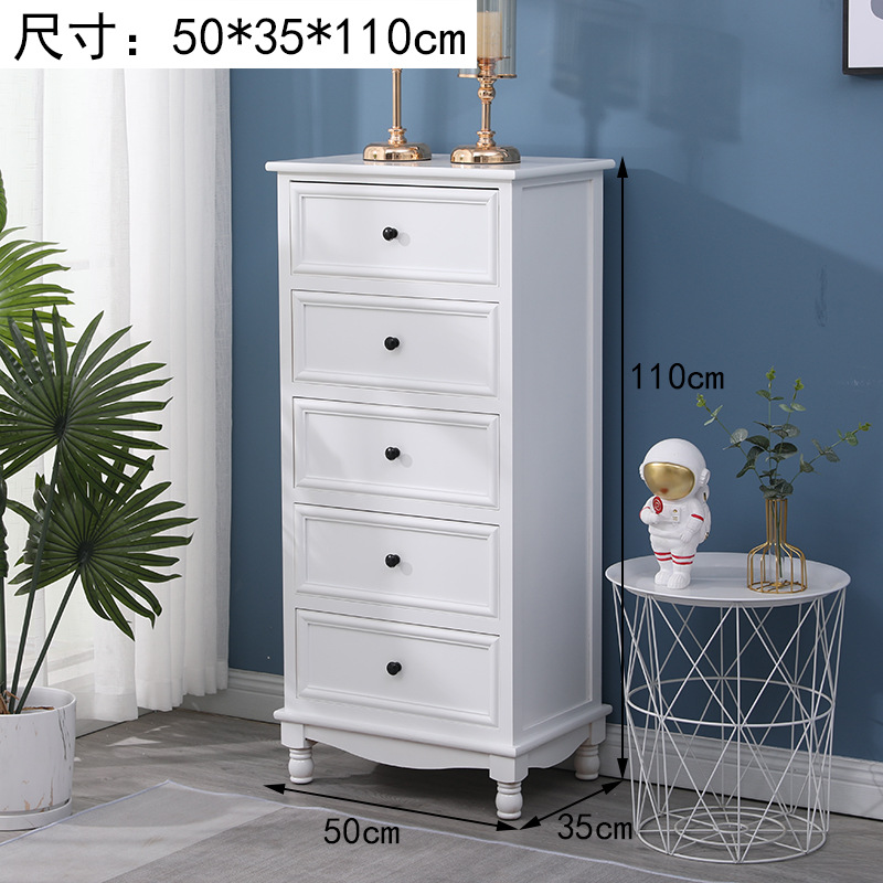 Fábrica directa armario de madera sólida estilo americano simple sala de estar dormitorio armario de almacenamiento casero pequeño armario image 16