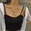 Universal necklace, European style, suitable for import, punk style, simple and elegant design, wish
