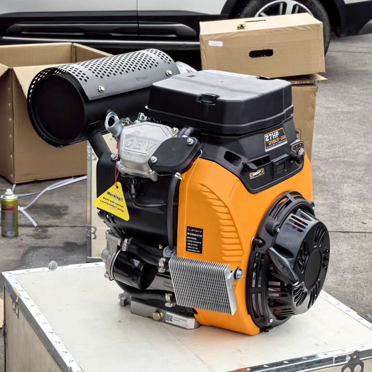 Lifan LF2V80F-2A double cylinder gasoline engine 744cc27HP with pull plate Lifan cleaning machine sand suction pump