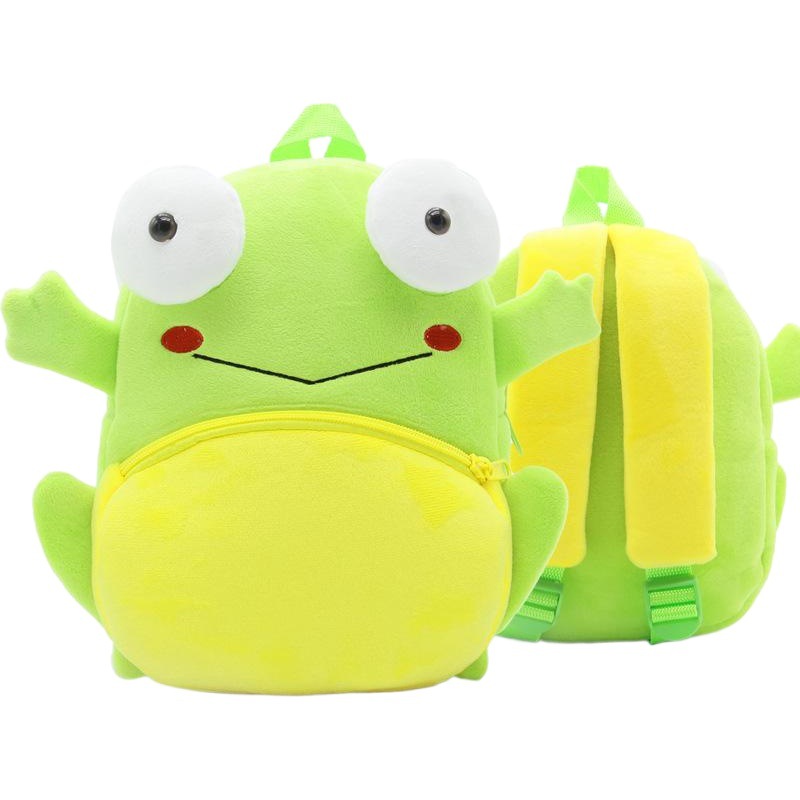 Mochila infantil de peluche con diseño de animal lindo, mochila para jardín de infantes, bolso suave para niños, producto popular transfronterizo