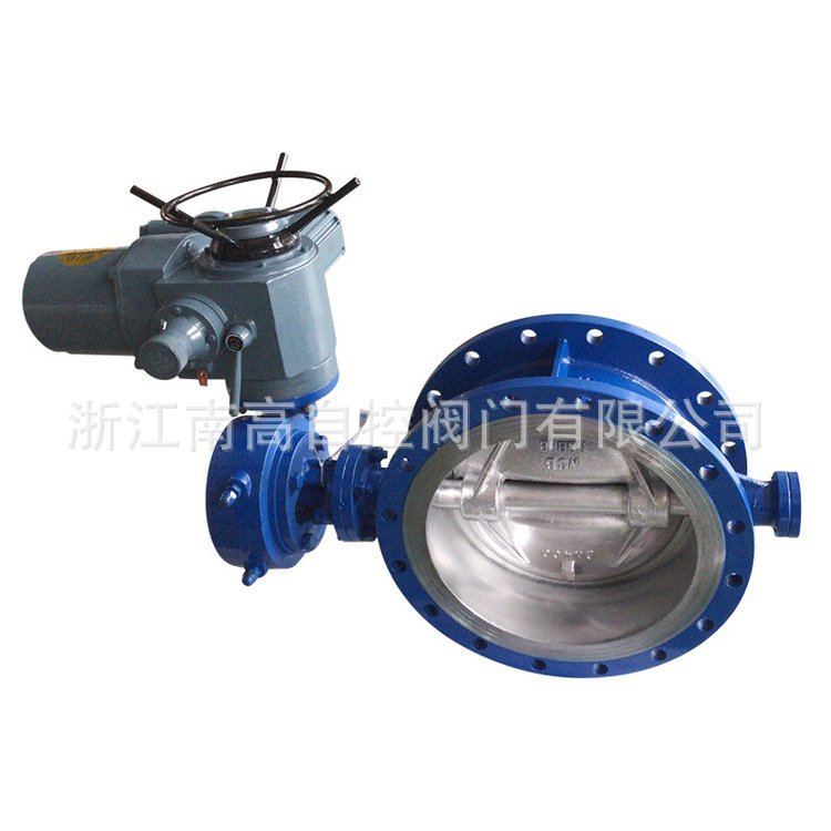 电动不锈钢法兰蝶阀 D943H-16P电动法兰蝶阀 电动硬密封蝶阀