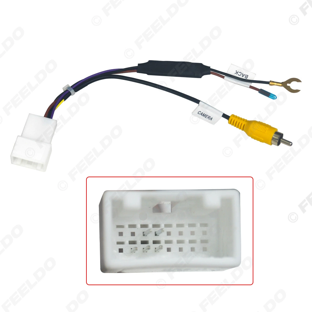 Применимо к линии заднего вида серии автомобилей Kia/Hyundai, линии преобразования заднего вида, 16P, автомобильный кабель адаптера камеры заднего вида