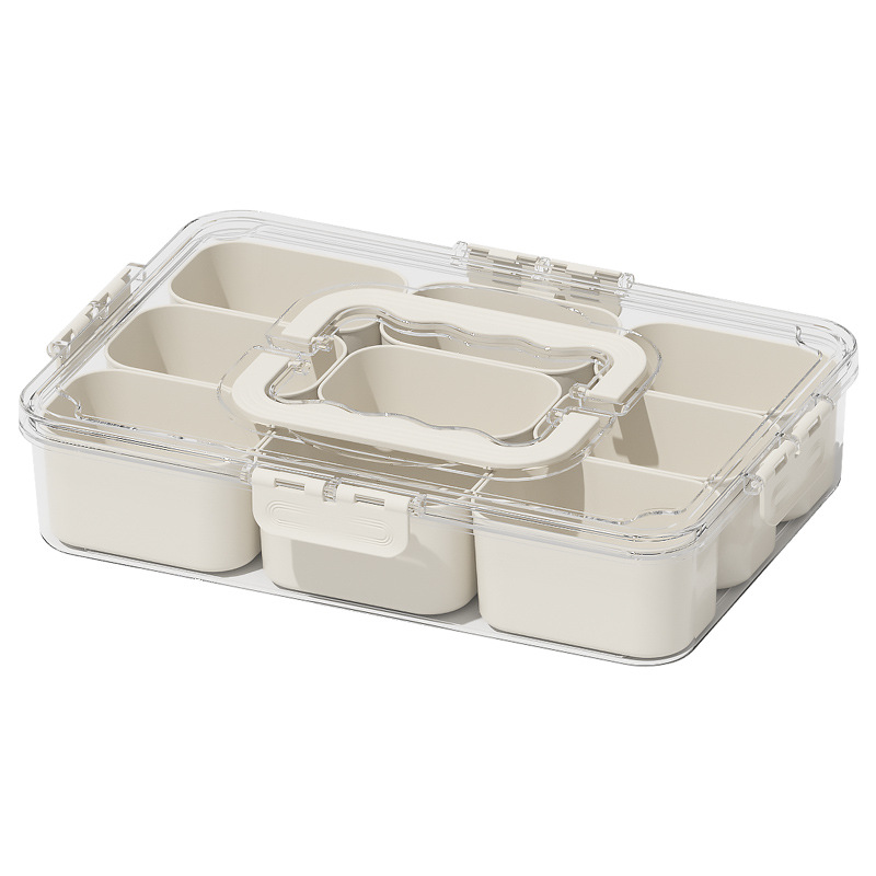 Casas domésticas con caja de especias dividida caja de condimento de canela de octeto caja de condimento refrigerador portátil caja de almacenamiento fresco caja de condimento de cocina