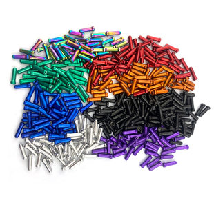 Bicycle wire pipeline tail hat transmission rotor aluminum aluminum alloy color brake wire core hat