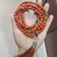 正宗天然正品战国红玛瑙多圈手链手串佛珠高级念珠饰品礼物男女款