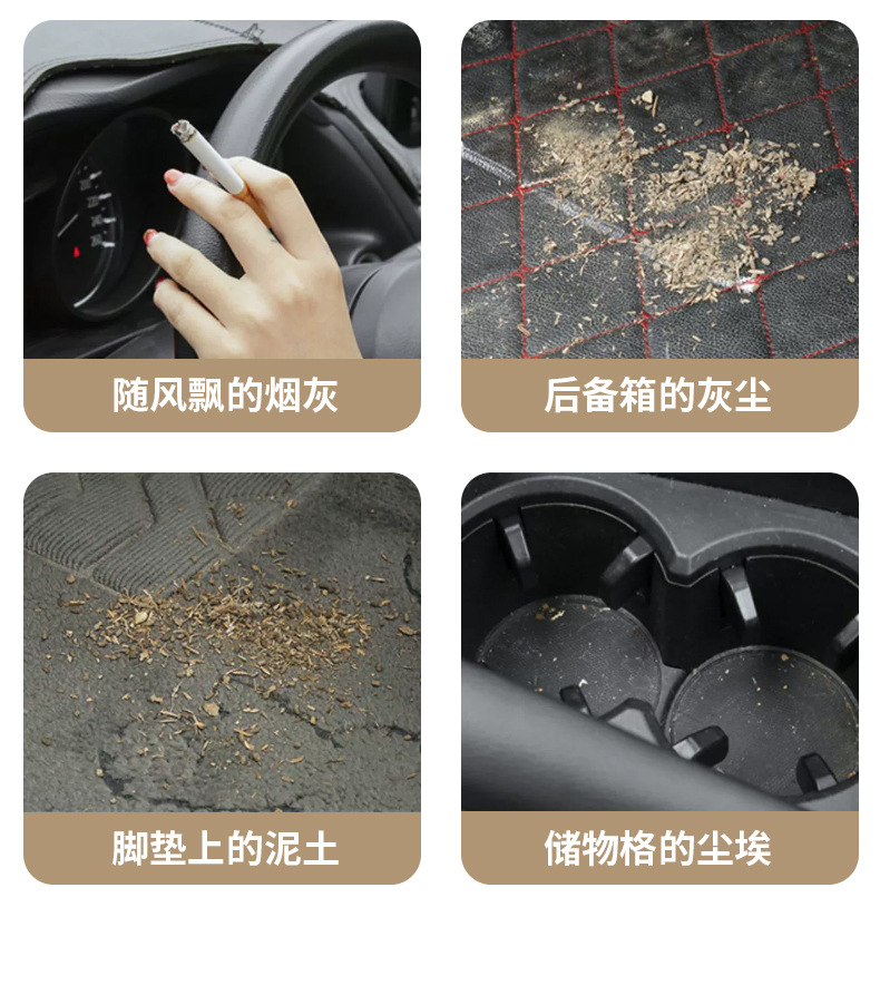Cross-Border New Model Portable Car Vacuum Cleaner with Suction and Blowing Functions, Wireless Mini Vacuum Cleaner for Car and Home Use, Electric Dust Blower