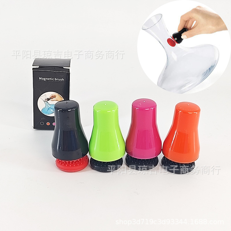 Cross-Border New Spot Magnetic Spot Scrubbe Magnetic Cleaning Brush for Cleaning Glass Inner Wall Balls