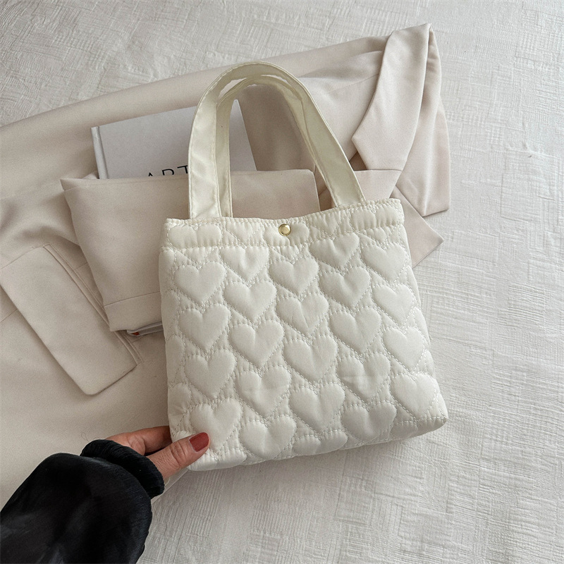 Bolsa de ocio simple de gran capacidad para mujeres 2024 primavera nueva bolsa de ocio simple para estudiantes de mano ligera para mujeres