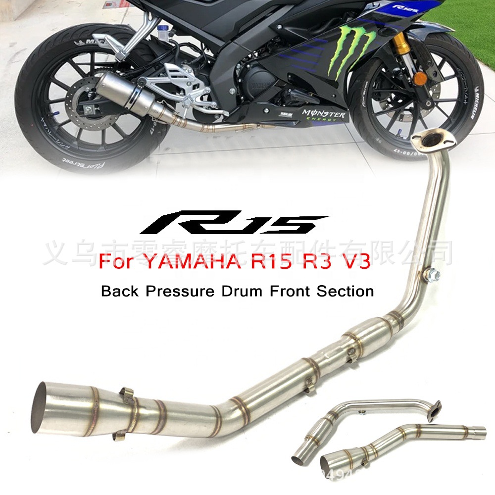 Motorcycles modified Yamaha YZF-R15 exhaust pipe mt125…