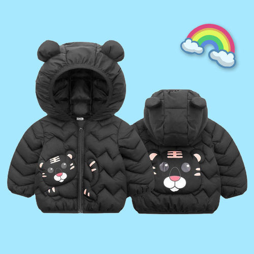 Baby cotton coat children's winter clothing clothes baby thin children's down cotton jacket boys' and girls' toddler cotton coat winter