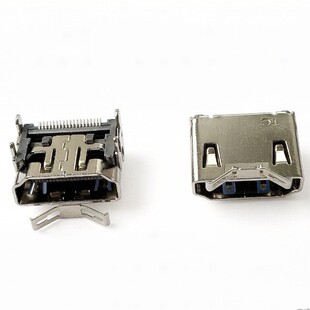 HDMI 19Pĸ�� 90����ʽ�NƬSMT ���_��� ����Ƭ �����B���� �~��