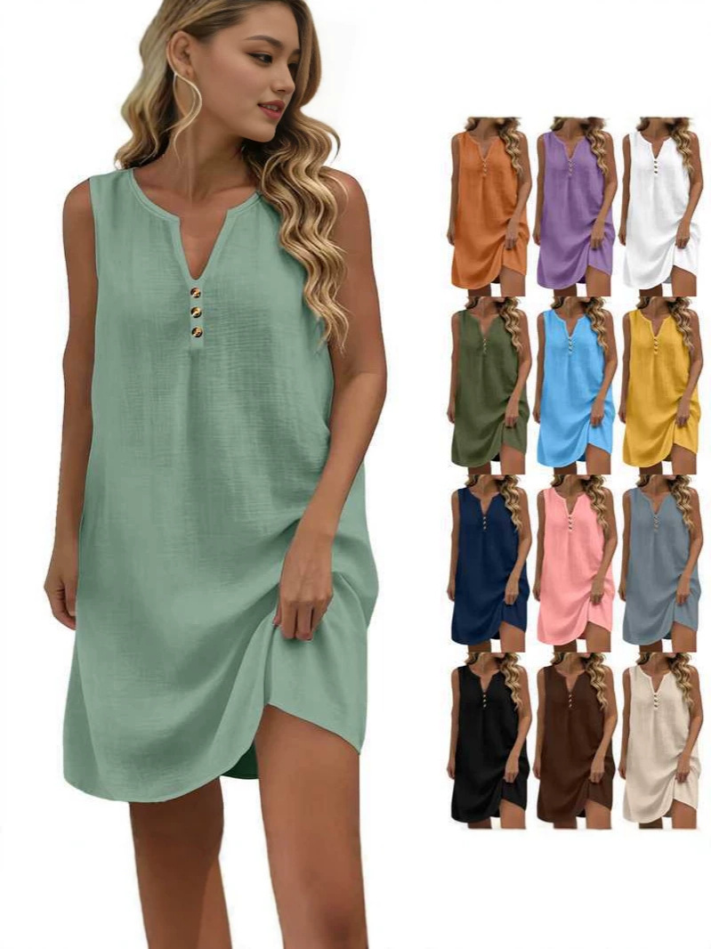 Summer dress sleevless