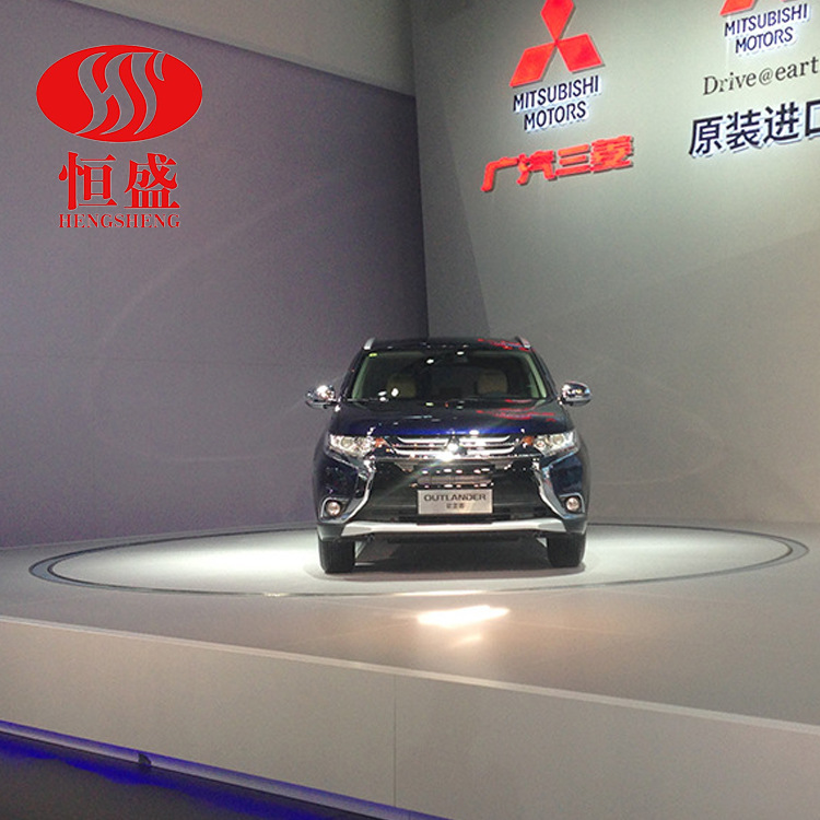 汽车转台圆形车展旋转展台电动遥控旋转台工业展览旋转台