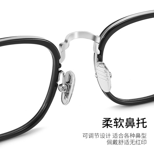 Manufacturer of anti-blue light glasses for men, retro metal trendy eye frames, fashionable myopia glasses frames for women, adjustable prescriptions