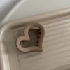 Finding love clip light coffee color [6.5cm]
