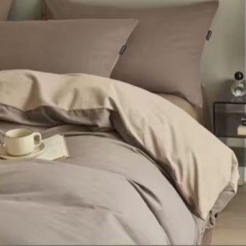 algodón grueso de alta gama cuatro piezas de algodón desnudo dormir sábanas de clase madre-infantil cubierta cama dormitorio gaza tres piezas de conjunto