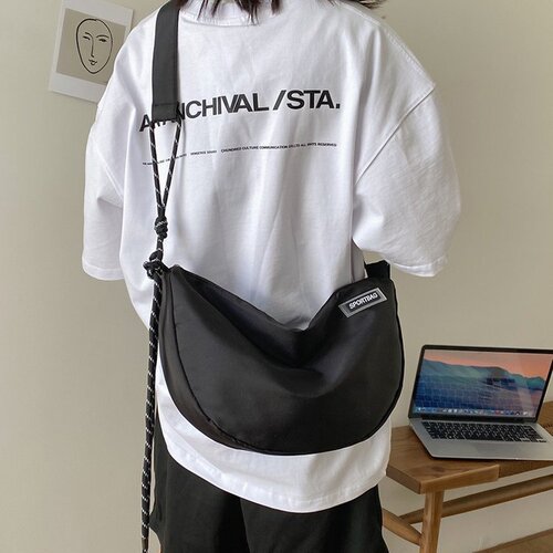 New fashionable casual shoulder bag Korean version retro tote bag women's casual simple student shopping bag handheld trendy bag