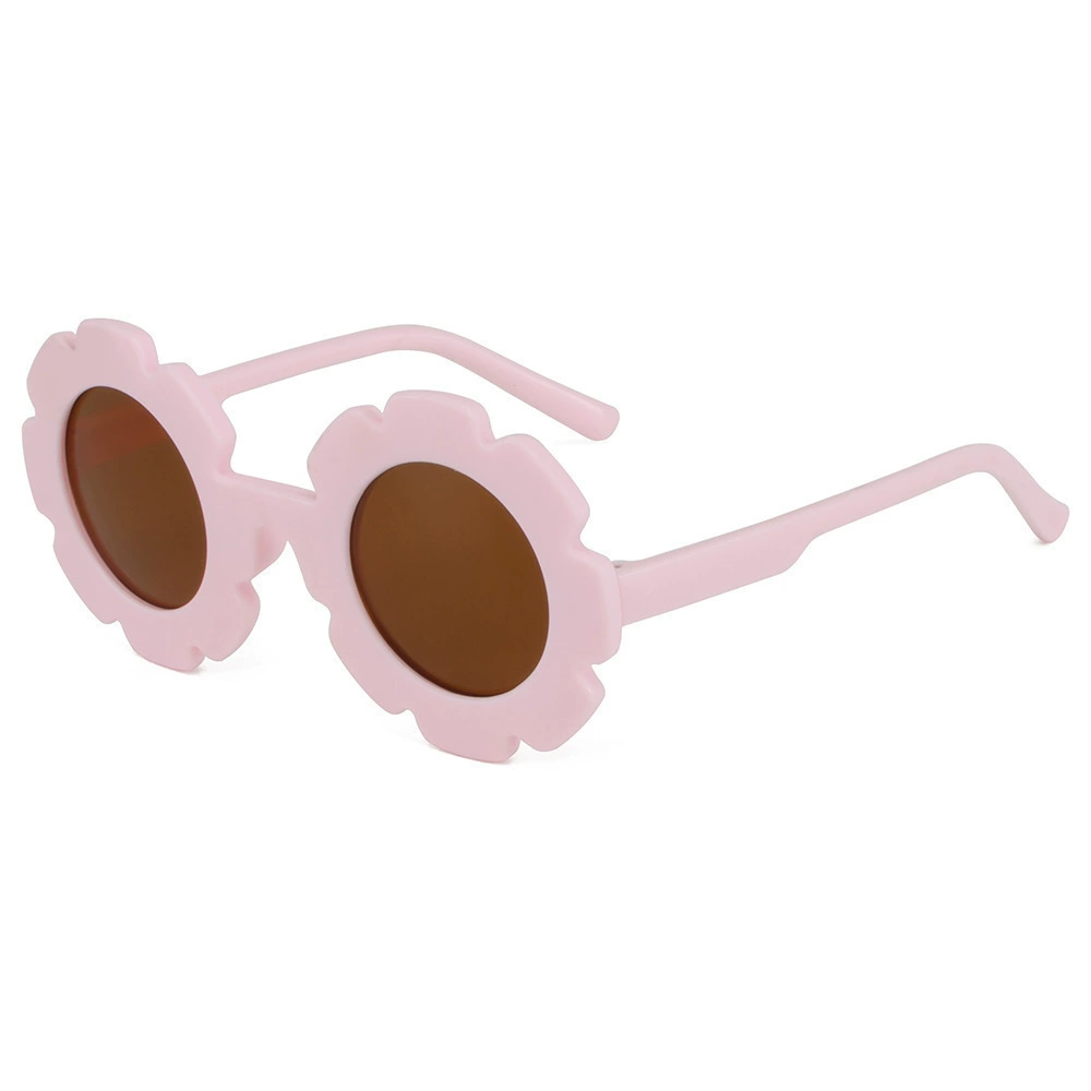 Children's cute sunglasses solar-powered flower-shaped, glasses, UV protection, flowered