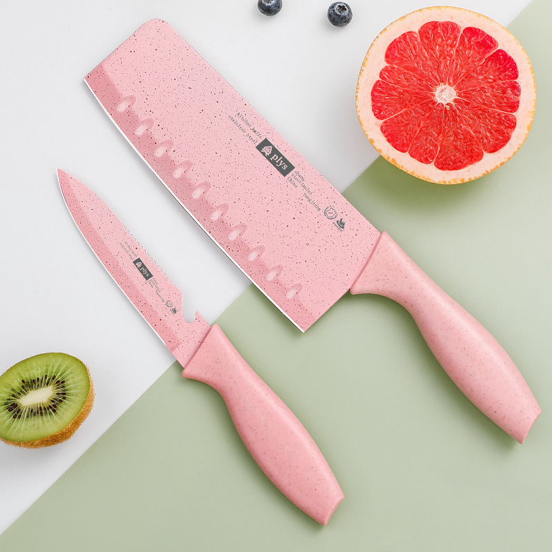 Cuchillo de cocina, conjunto de utensilios de cocina, herramientas de alimentación infantil, cuchillo de corte de verduras doméstico, conjunto completo de tabla de corte 2 en 1