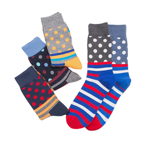 Autumn and winter new cross-border happy socks polka dot mid-length socks couple socks casual cotton socks wholesale