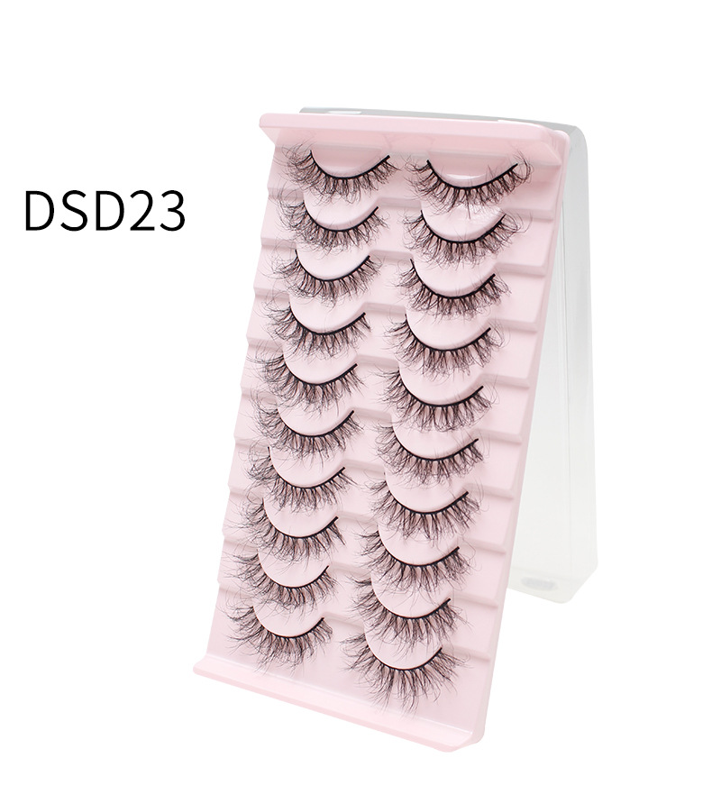 Simple Style Solid Color Chemical Fiber False Eyelashes 1 Piece display picture 2