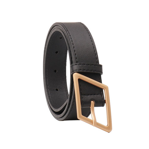 Fashion Belt for Women, Trendy and Personalized, Alloy Pin Buckle, Lady Belt, Korean Style, Simple and Versatile, High-End Belt