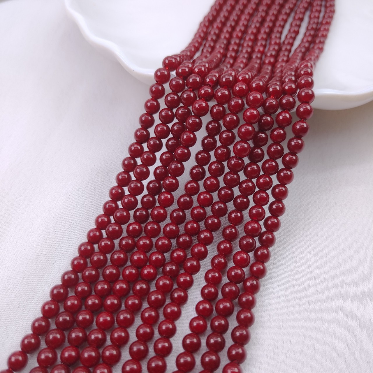 Perlas de concha con orificio recto grande de 1.2mm, perlas pequeñas, perlas espaciadoras de concha del Mar del Sur, perlas espaciadoras de estilo antiguo con diseño de corona de fénix para bricolaje, venta al por mayor. image 22