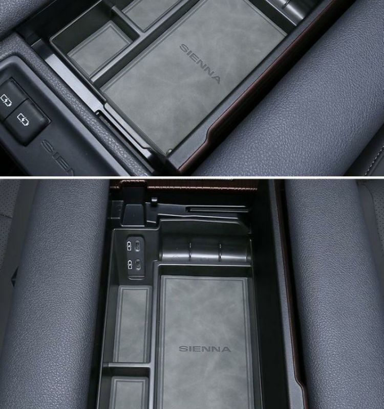 Suitable for Toyota Senna armrest box storage box modified Grevia car central control Senna storage box