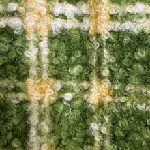 圈圈泥格子印花毛绒布料服装箱包沙发抱枕玩具面料