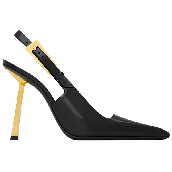 Black gold heel (6.5 cm)