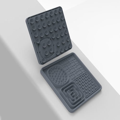 Amazon's new silicone pet licking mat dog slow food mat placemat suction cup slow food mat dog licking mat pet food utensils