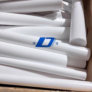 Brand New Material ptfe Manufacturer Plastic White Sheet Black Extrusion Rod 50 Zero-cut Insulated ptfe Rod Processing Accessories