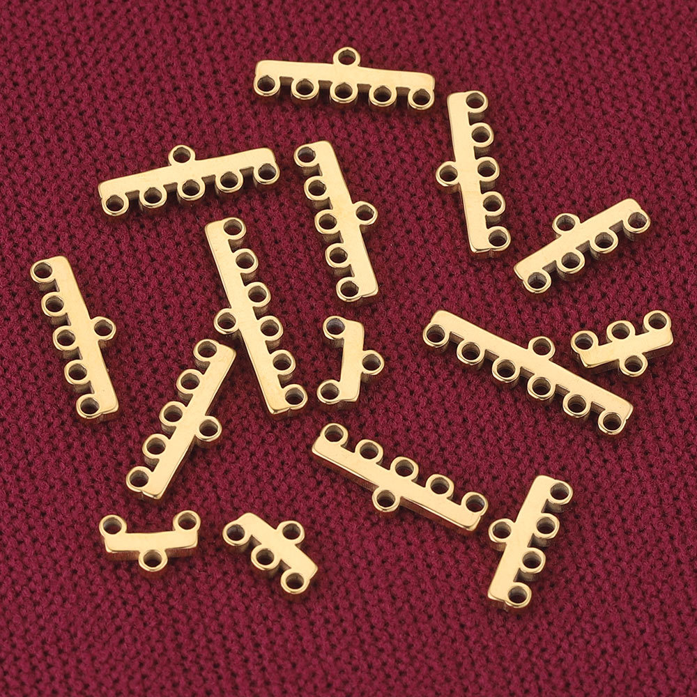 DIY Jewelry Accessories Classification 20 PCS/Package 304 Stainless Steel Geometric Round Jewelry Buckle