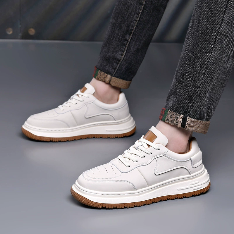 Sneakers, universal footwear, white shoes for leisure