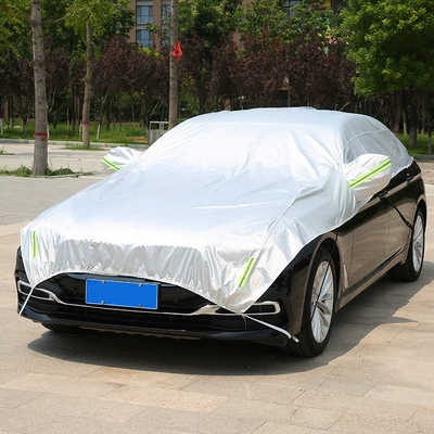 Car clothing — Protection, Rainproof, Heat-Insulating Sunshade Cover - car-model-silver