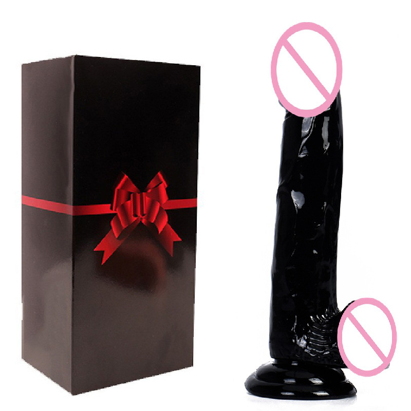 Transparent Crystal Dildo with Suction Cup, TPE Manual Adult Toy, Multiple Sizes — detail image 10