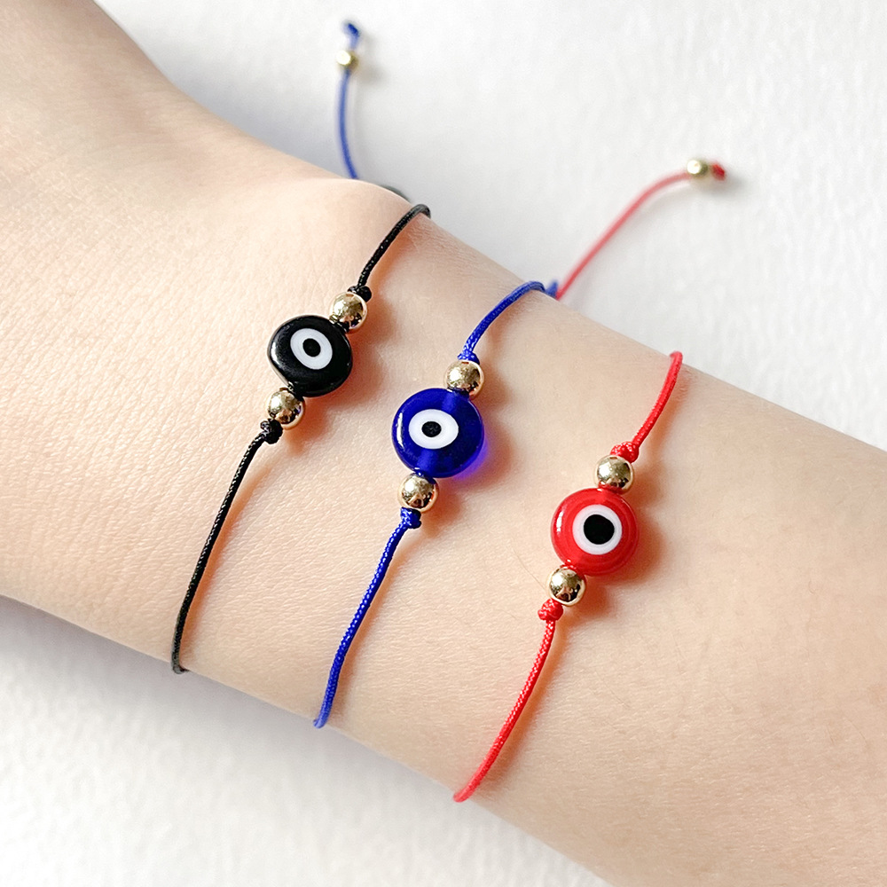Lucky Evil Eye Red String Bracelet Protection Jewelry Adjustable_voghion.com