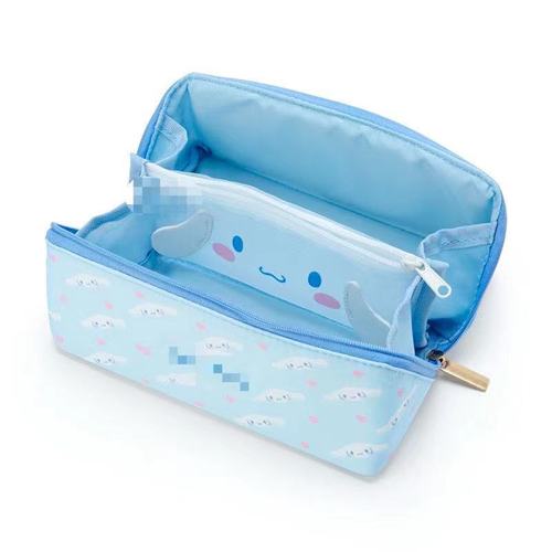 Cute Cartoon Cosmetic Bag Large Capacity Skin Care Product Organizing Bag Little White Dog Student Stationery Pen Bag
