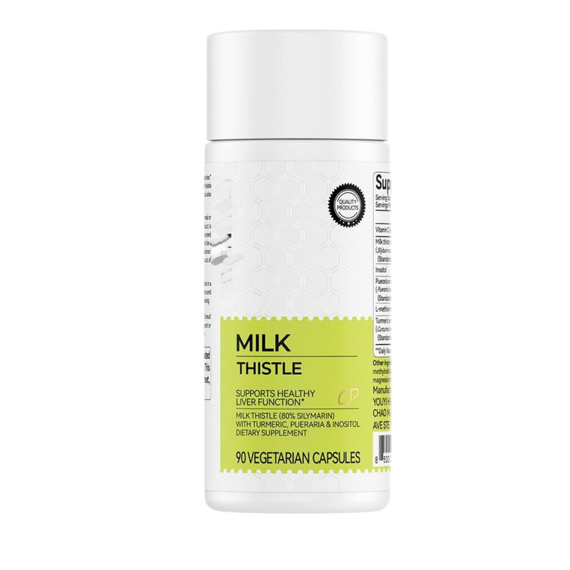 Tk Amazon Cross-Border 90 Cleaning Capsules Milk Thistle 300Mg Extract Milk Thistle