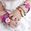 Children's cartoon wooden elastic toy, beaded bracelet, accessory, new collection