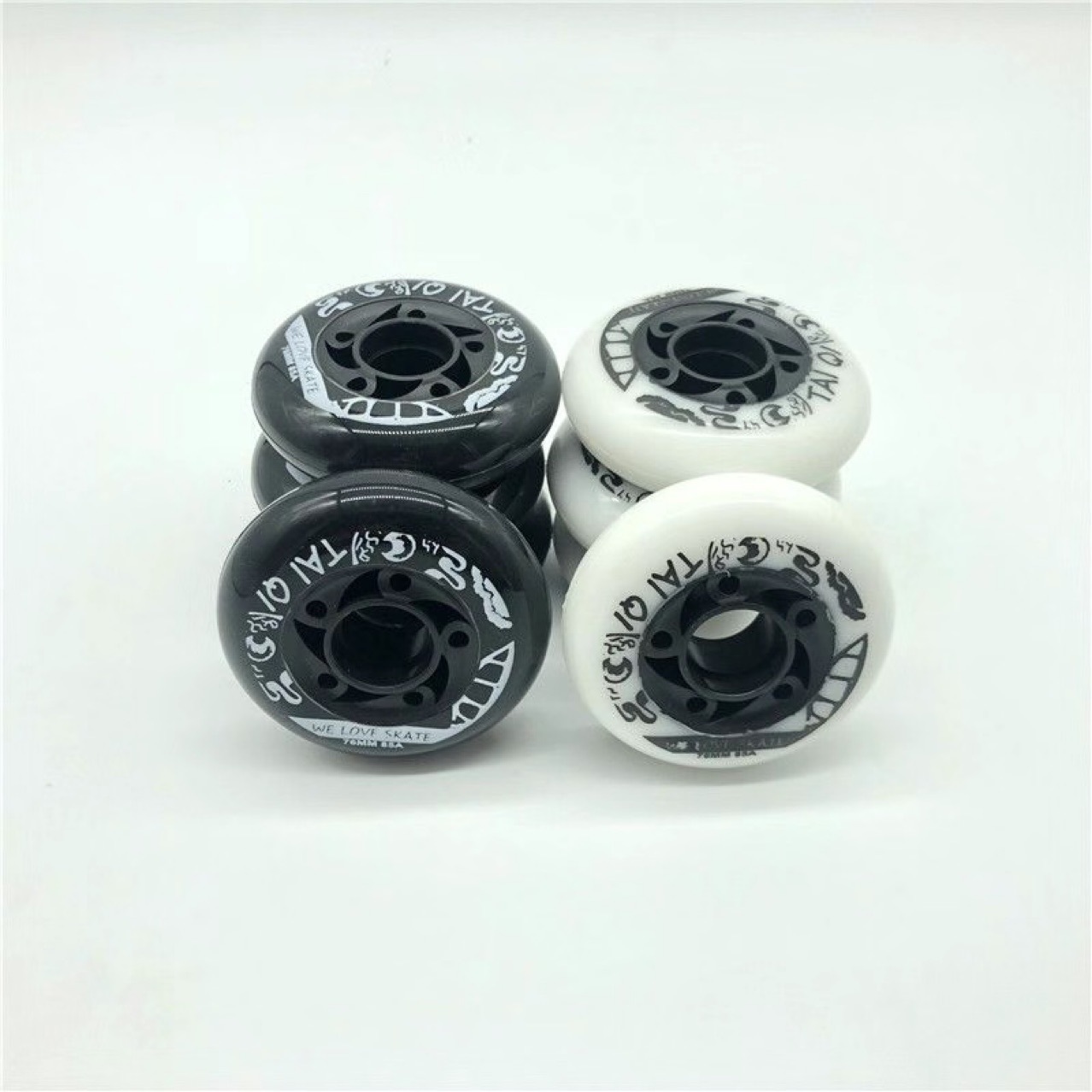 Authentic High Elasticity Wear Resistant Roller Skate Wheels for Inline And Freestyle Skating with Brake System_voghion.com
