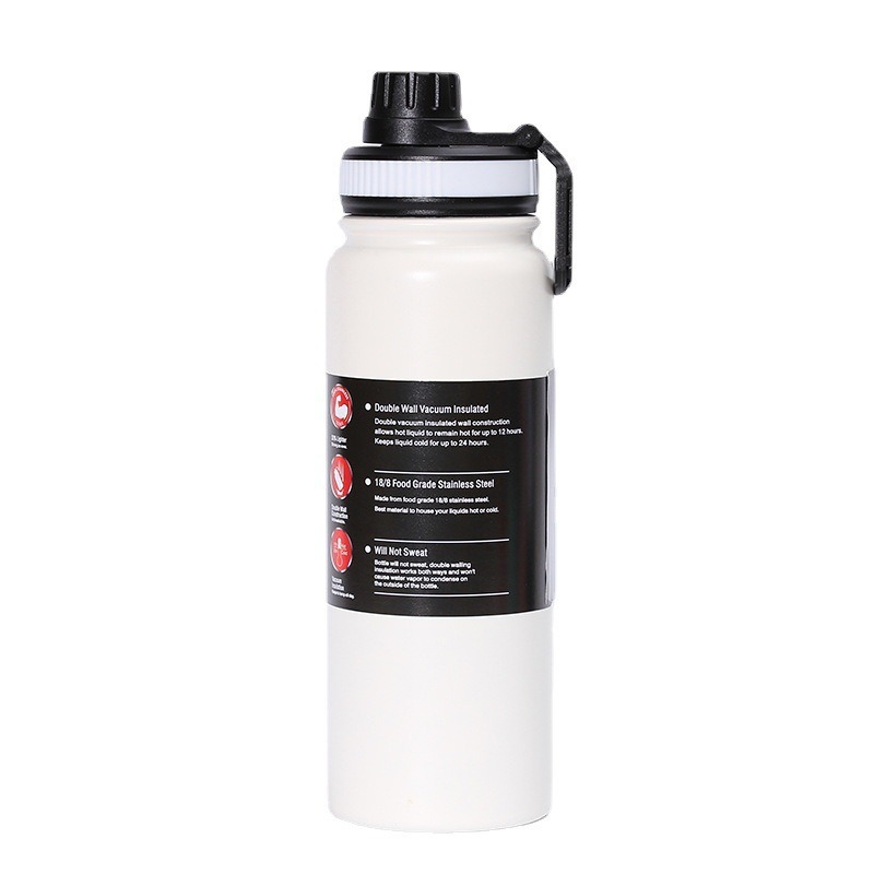 Transfronterizo 304 taza de acero inoxidable al aire libre con hervidor espacial portátil de gran capacidad de viajes de montaña hervidor deportivo
