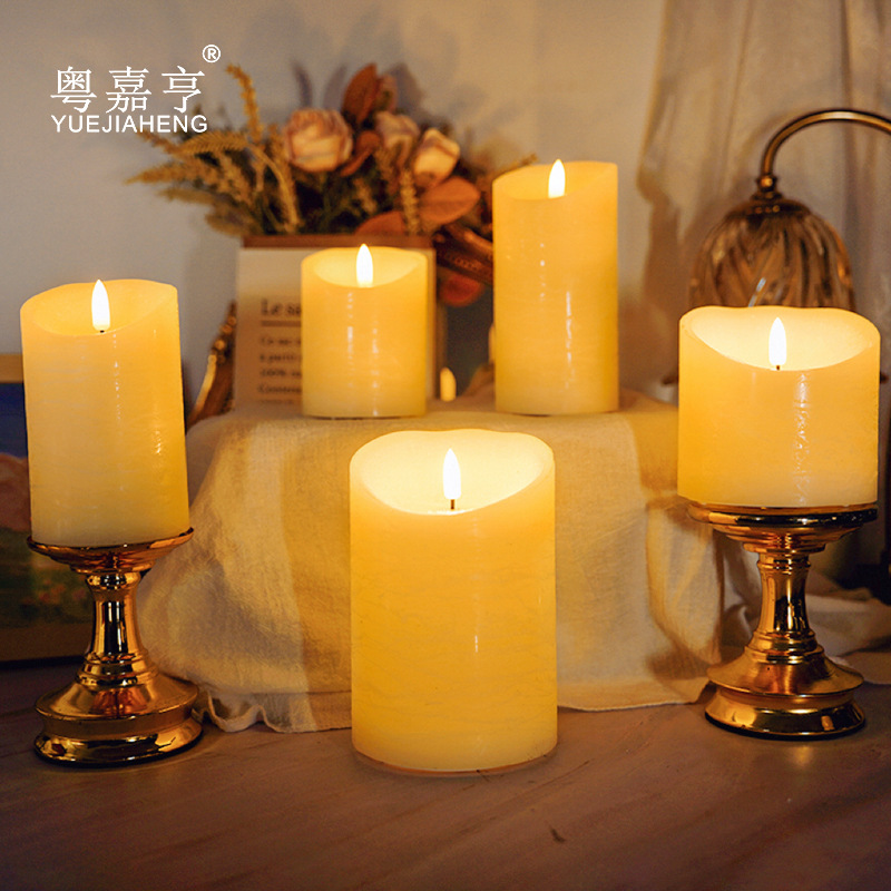 Low temperature water pattern bullet led electronic candle light…