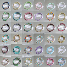 景德镇陶瓷手串批发文艺田园甜美渐变彩色串珠手饰女小众设计手链