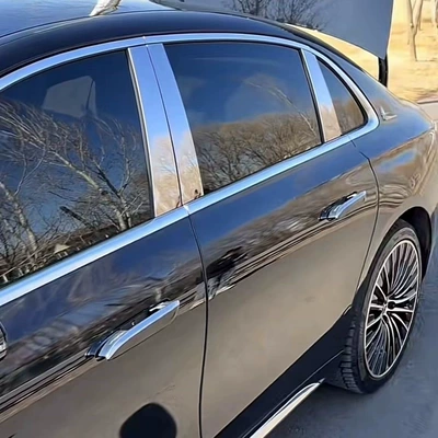 Şüşə kənarı xromları/moldingləri — Center Pillar Trim Modification