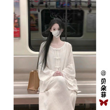茶系穿搭一整套新中式国风套装女春季高级感清冷禅意风茶服两件套