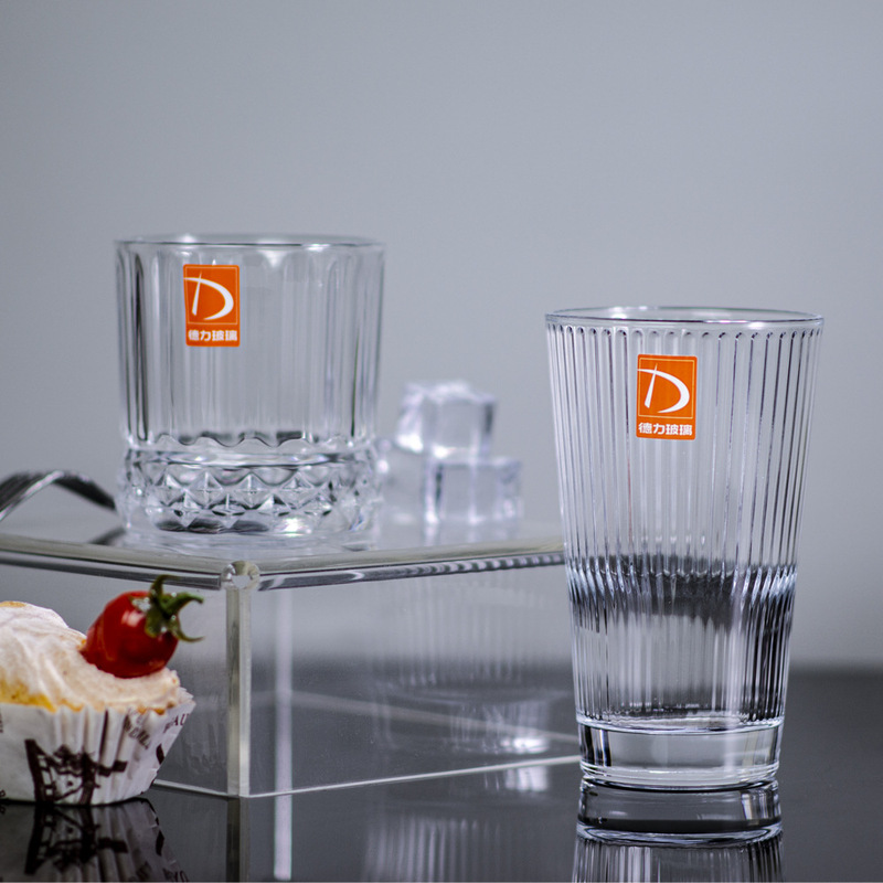 Deli Straight Cup Bar Colin Haibo Cup Long Island Iced Tea Special Drink Cup Heat Resistant Tea Milk Glass Wholesale