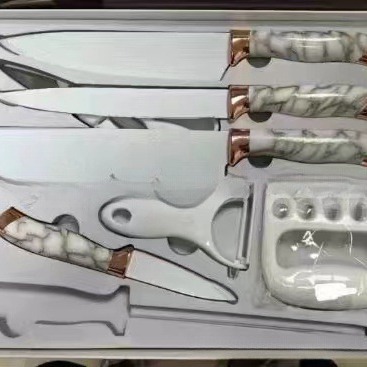 Fábrica Comercio exterior Venta Directa cuchillos ocho piezas traje cuchillos traje hogar rebanar cuchillo oso garra carne separador combinación utensilios de cocina